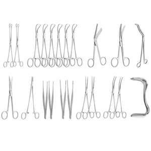 Kit chirurgical manuel de rhinoplastie 25 pièces, instruments en acier inoxydable, plateau réniforme en plastique, certifié CE par Dentavex Corporation - Product Image 3