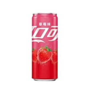 Coca-Cola Sabor Fresa China, 24 Latas de 330ml, Contiene 11g de Azúcar por 100ml, para un Sabor Dulce y Refrescante a Fresa - Product Image 6