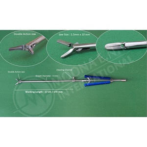 Pinces à tissus DeBakey pour chirurgie cardiaque, à mâchoire relevée à 45 degrés, en acier inoxydable, instruments chirurgicaux réutilisables, pinces DeBakey cardiaques - Product Image 1