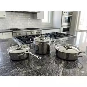 <b>Copper</b> Roasting <b>Pan</b> With Stainless Steel Lining <b>And</b> Zinc Alloy Handles Oven Safe Vintage Design Hand Wash Only - Product Image 4