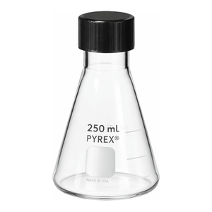 ขวดเออร์เลนเมเยอร์แก้วโบโรซิลิเกต PYREX ขนาด 1000 มล. พร้อมฝาฟีนอลิก สำหรับการเพาะเลี้ยงและการผสม - Product Image 3