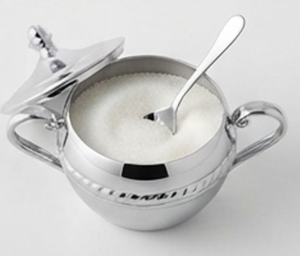 Classic Round Metal <b>Sugar</b> and Creamer Set With Lid Glossy Finish Rust Resistant For <b>Tea</b> <b>Coffee</b> Serving - Product Image 6