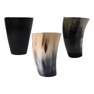Vajilla Moderna Hecha a Mano con Cuerno de Búfalo Ecológico, Forma Redonda, Decoración para el Hogar, Marca H a CRAFT - Product Image 3