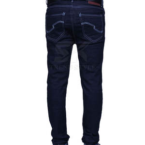 Pantalones de mezclilla para hombre, estilo nuevo, para uso en exteriores, lavados, de la mejor calidad, de color sólido, a precio económico. - Product Image 4