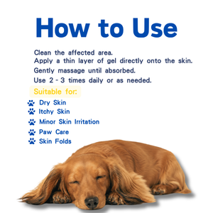 Gel Calmante para el Cuidado de la Piel de Perros y Gatos con Ácido Hipocloroso - Product Image 4