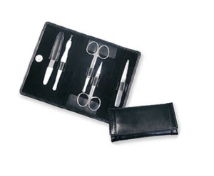 Fashion Gold Nail Manicure Set With Leather Case | Grooming Kit Manicure Set <b>Pedicure</b> Toe Nail Art <b>Tools</b> Set Elegant Kits - Product Image 2