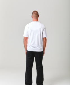 Camiseta de Moda con Logotipo Personalizado para Hombre, Camiseta de Algodón Puro de Alta Calidad - Product Image 3
