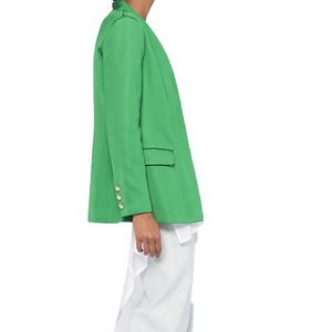 Custom Greek Logo <b>Green</b> Women <b>Blazer</b> Long Sleeve Office Wear Business Suit Set Sorority Jacket OEM ODM Manufacturer Wholesale - Product Image 6