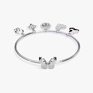 Sparkling Moissanite Diamond Bracelet High Quality 18K White Gold Non-Fade Hip Hop Jewelry for <b>Men</b> and Women - Product Image 1