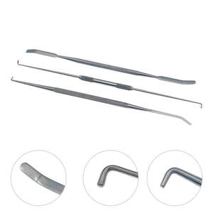 Pince à nerfs manuelle à double pointe en acier inoxydable, instrument de neuromicrochirurgie - Product Image 1