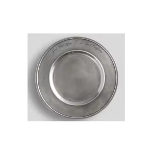 Assiette de présentation en fer forgé faite à la main, élégante touche décorative pour les tables de banquet et de réception - Product Image 2