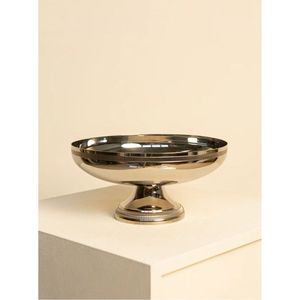Ensemble de service de luxe en métal à trois bols, support décoratif, bols à collation, fruits et chocolat en alliage d'aluminium faits à la main, vente en gros - Product Image 4