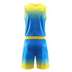 Uniforme de basket-ball léger et respirant, tissu en polyester de haute qualité pour une meilleure circulation de l'air et une meilleure absorption de la transpiration - Product Image 2