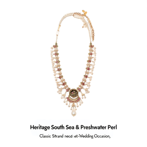 Heritage South Sea & Freshwater Pearl Classic Strand <b>Necklace</b> Set-Wedding Occasion - Product Image 2