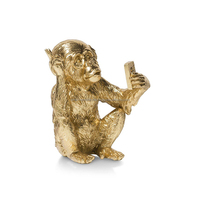 Statue de singe moderne en métal de qualité supérieure, écologique et élégante, pour la maison, le bureau, l'hôtel, la table, design artistique sculpté, prix raisonnable
