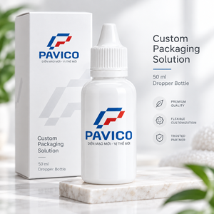 Flacon compte-gouttes en plastique PET HDPE de 50 ml avec bouchon à embout de précision pour l'emballage de médicaments liquides homéopathiques, fabricant au Vietnam - Product Image 5
