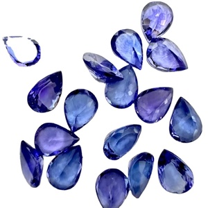 3x5mm corte de pera azul tanzanita facetada piedra preciosa suelta Original azul tanzanita Un piedras calentadas para joyería - Product Image 2