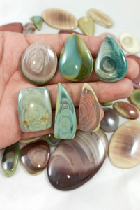 Pierres précieuses en vrac de Jaspe Impérial, cabochons naturels, pierres à facettes, cristaux de guérison, fournisseur en gros, export - Product Image 3