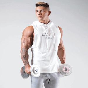 Débardeur de sport respirant à capuche pour homme, séchage rapide, idéal pour la course et le fitness en extérieur - Product Image 3
