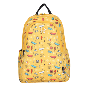 Sac d'école imperméable Arctic Fox Bitsy, grande capacité, sangle amovible, jaune tendance - Product Image 2