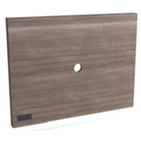 Panneau mural TV moderne en MDF stratifié HPL de qualité E0, mobilier de salon d'hôtel, 47,75x3x36 pouces, partiellement assemblé, Brahmani