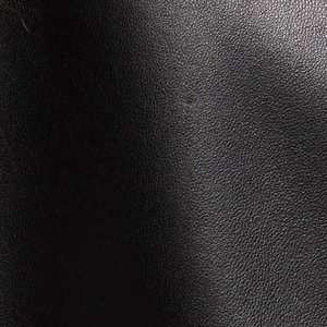 Women's Genuine Leather Bomber <b>Jacket</b> Black Turn-down Collar Zipper Full Sleeve Solid Color Regular Length - Product Image 6