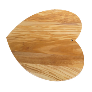 Tabla de cortar de madera de olivo con asa |   Tabla de Madera Rústica con Borde Natural para Cortar Queso, Pan y Charcutería - Product Image 3