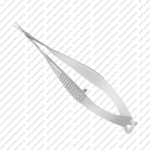 Ciseaux de Capsulotomie Vannas 8 cm Droits 5 Pouces Lame Fine Instrument de Précision Ophtalmique en Acier Inoxydable CE - Product Image 2