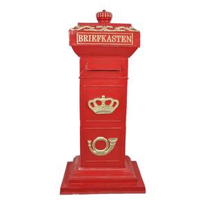 Ground Mount Metal Post <b>Box</b> Luxury ER Post Letter <b>Box</b> For Event Supplies Red Coated Weatherproof Affordable Price - Product Image 6