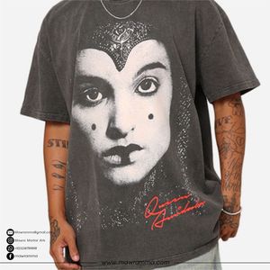 Camiseta Extra Grande de Algodón 100% con Logotipo Personalizado, para Hombre, Ecológica, de Lujo, Estilo Urbano, Impresión Gráfica DTG, Hombros Caídos - Product Image 5