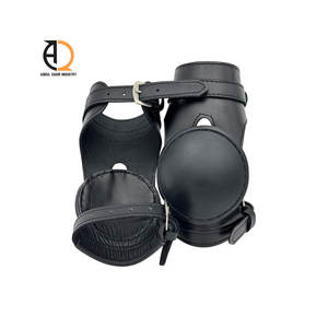 Horse Skid <b>Boots</b> Leather Durable Leg Protection Equestrian Gear - Product Image 6