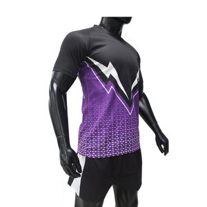 Camiseta de Rugby Gruesa Sublimada Personalizada con Pantalones Cortos, Último Diseño, Transpirable, Nuevo Conjunto de Uniforme a Precios de Mayoreo - Product Image 2