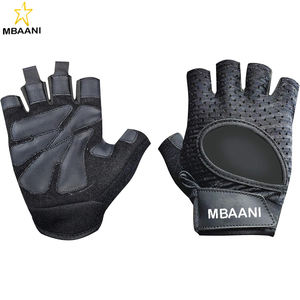 Guantes Ventilados para Levantamiento de Pesas con Muñequeras para Ejercicio en Gimnasio, Levantamiento de Pesas, Dominadas - para Hombres y Mujeres - Product Image 1