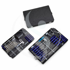 Kit chirurgical orthopédique manuel en acier inoxydable pour chirurgie spinale, ensemble d'instruments UBE endoscopiques biportaux unilatéraux, usage hospitalier - Product Image 2