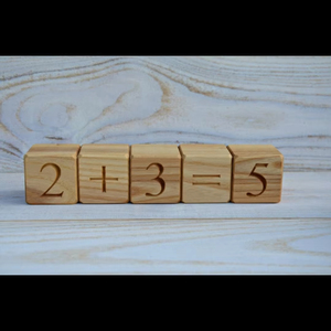 Dados numéricos, dados nuevos, interesante juego de aprendizaje, éxito de ventas, juego de madera en tendencia - Product Image 1