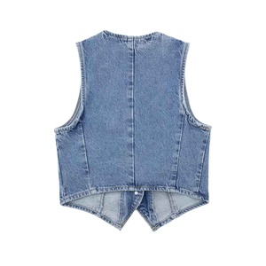 Top de Mezclilla para Mujer, al por Mayor, Nuevo, Moderno, de Corte Estilizado, Tacto Suave, Acabado Duradero, Elegante, Cómodo y con Estilo Distintivo - Product Image 2