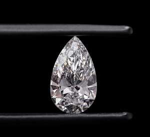 Diamant de laboratoire élégant taille poire DEF VVS VS, pierre libre pour bagues, pendentifs, boucles d'oreilles et applications de joaillerie fine - Product Image 2