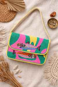 Bolsos de hombro artesanales con cuentas, estilo bohemio, profesionales, ecológicos, ligeros, de lujo y a la moda, de Glowin Fashion - Product Image 3