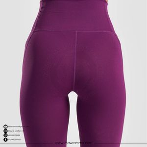 Leggings de yoga Mawra a prueba de sentadillas para mujer. Pantalones Deportivos de Cintura Alta con Control de Abdomen. Leggings de Entrenamiento Deportivos de Spandex con Elasticidad en 4 Direcciones - Product Image 6