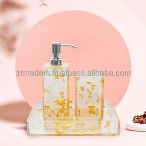 Nuevo diseño Baño de lujo Top Patrocinador Listado Set Baño de resina polivinílica Baño Set Venta directa de fábrica Compradores - Product Image 3