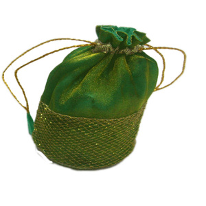 Sacs cadeaux en organza personnalisés, imprimés, colorés, durables, pour mariage, bijoux, fête, emballage en tissu, vente en gros - Product Image 3