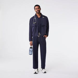 Tenues Médicales à Manches Longues : Blouses Cliniques, Uniformes d'Infirmière, Tenues d'Équipe pour Pharmacie, Clinique Vétérinaire, Dentiste – Ensemble Scrub en Tissu Sergé de Soie - Product Image 1