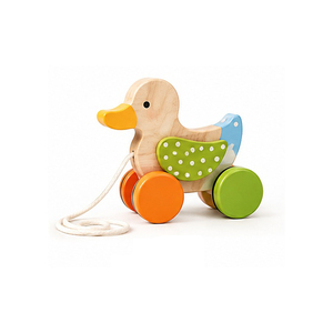 Juguete de Dinosaurio de Madera con Ruedas Verdes, Estilo Escandinavo, Ecológico - Product Image 3