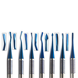Instruments dentaires, kits dentaires, élévateurs de luxation dentaire, periotomes PDL, instruments d'extraction radiculaire, ensemble en acier inoxydable, manuel - Product Image 5