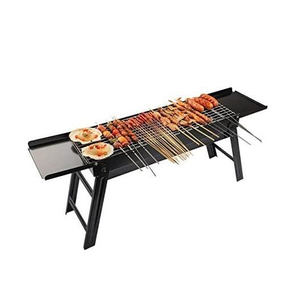 Barbecue rustique en fer pour jardin, avec corps résistant à la chaleur et longue durée de vie, idéal pour les grillades en famille pendant les vacances et les week-ends. - Product Image 3