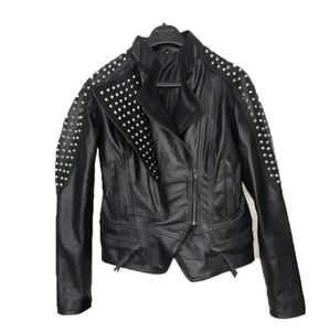 Chaqueta de Cuero de Diseño Profesional para Mujer, Chaqueta de Moda de Cuero de Piel de Oveja Original Transpirable, Talla Personalizada - Product Image 3