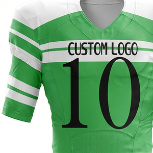Uniforme de football américain sur mesure de haute qualité, 100% polyester, séchage rapide et respirant, respectueux de l'environnement - Product Image 5