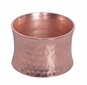 Vente chaude Cuivre Finition Écologique À La Main Rond De Serviette Design Moderne De Mariage Porte-Anneau De Serviette De Fête De Mariage Décoratif - Product Image 2