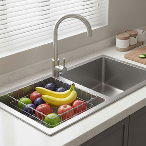 Escurridor de Platos Sobre el Fregadero OEM ODM, Acero Inoxidable, Accesorios de Cocina, Colador de Fregadero, <span class=keywords><strong>Cesta</strong></span> de Drenaje - Product Image 3