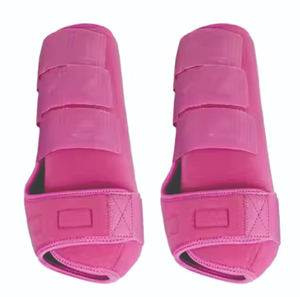 Oferta Especial: Botas Ajustables de Algodón Personalizables para Caballos con Correa Cruzada Delantera y Trasera, Protector de Tendones para Carreras, Productos para el Cuidado Equino - Product Image 1